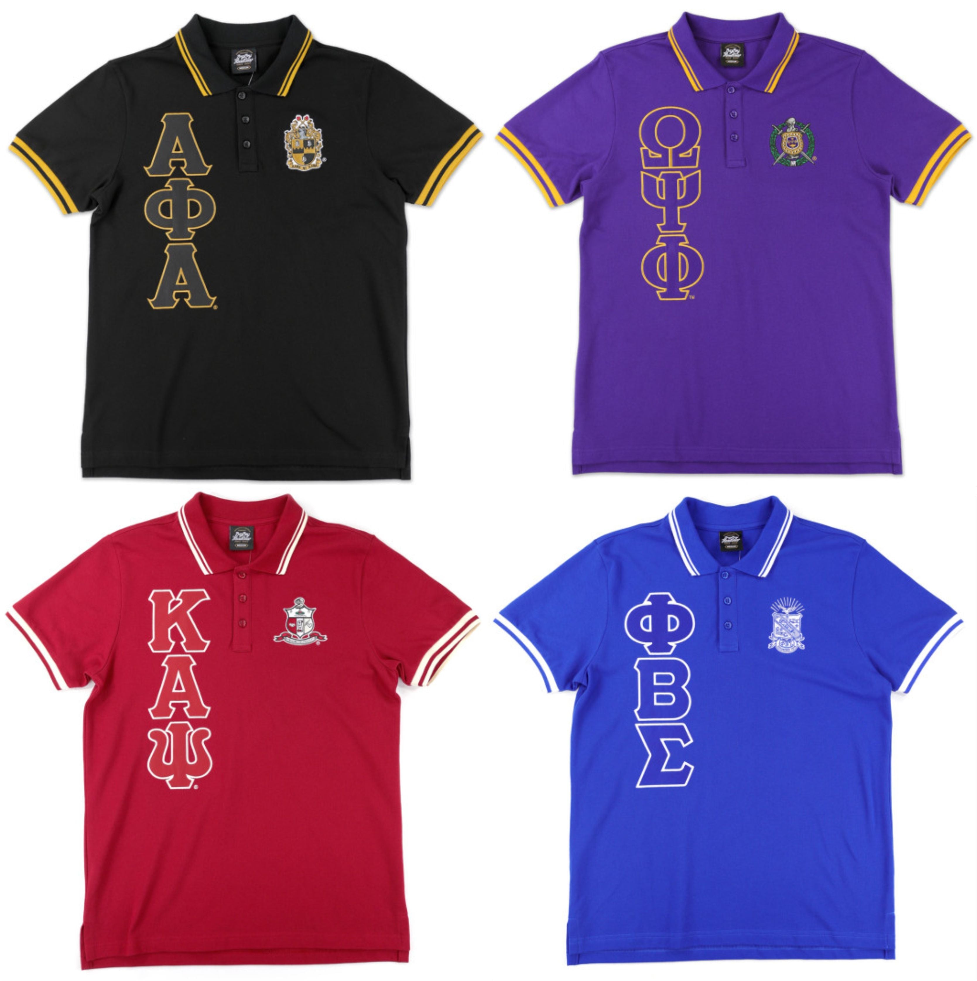 Letter Crest Polos
