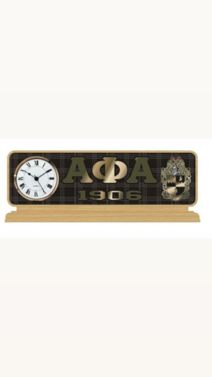 Alpha Desktop Clock – The Yard Collective