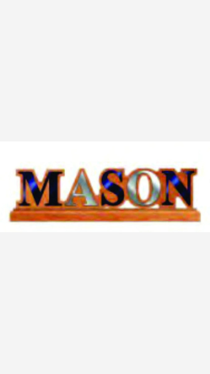 Mason Desktop Letters – The Yard Collective
