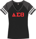 Delta Sigma Theta Greek Sorority Vneck Shirt