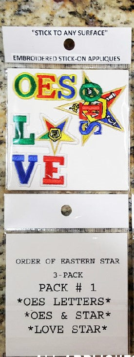 OES Embroidered Letters Stick-On – The Yard Collective